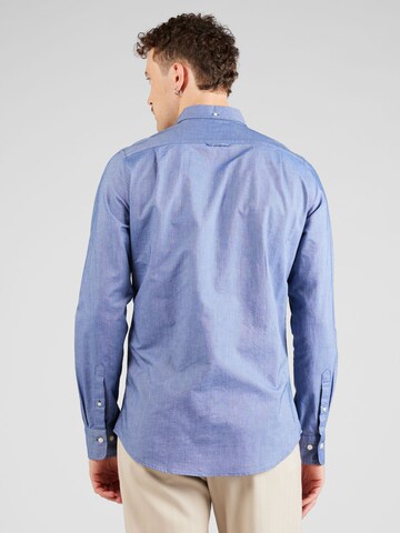 GANT Slim fit Zakelijk overhemd in Blauw