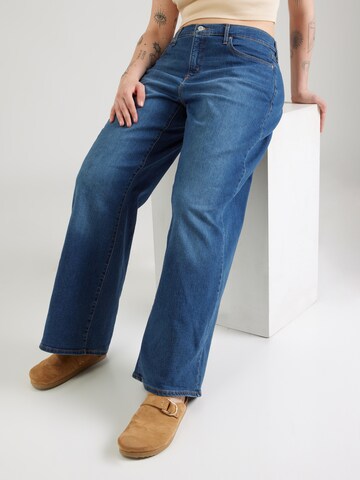 Wide leg Jeans '318' de la Levi's® Plus pe albastru: față