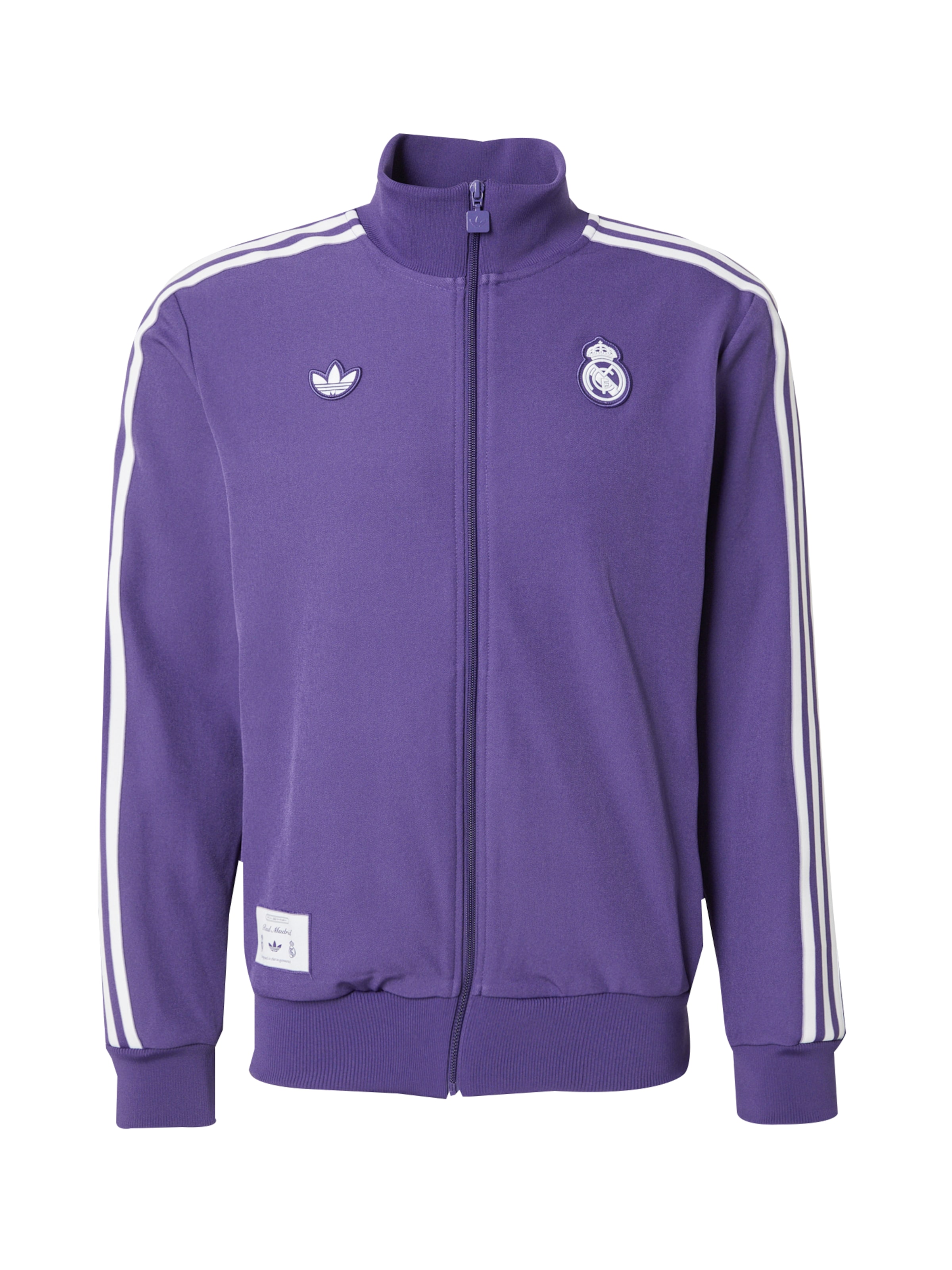 ADIDAS ORIGINALSJakna za vježbanje 'Real Madrid' - ljubičasta boja: prednji dio