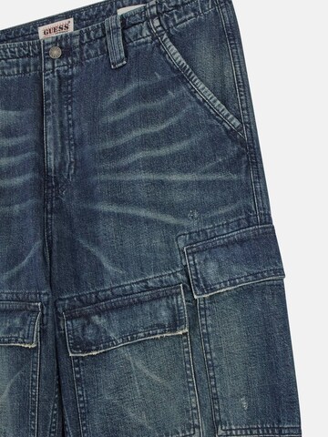 GUESS Baggy Cargo Jeans in Blue