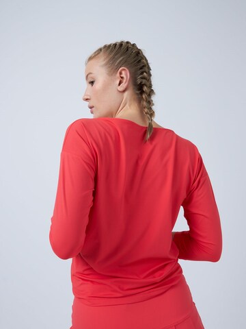 SPORTKIND Funktionsshirt '3/4 Loose Fit'‌‌‌‌‌‌‌‌‌ in Orange