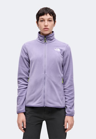 THE NORTH FACE Funktionsfleecejacke 'Glacier' in Lila: Vorderseite