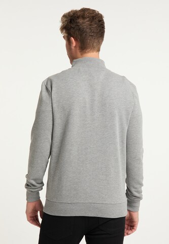 MO - Sudadera con cremallera en gris