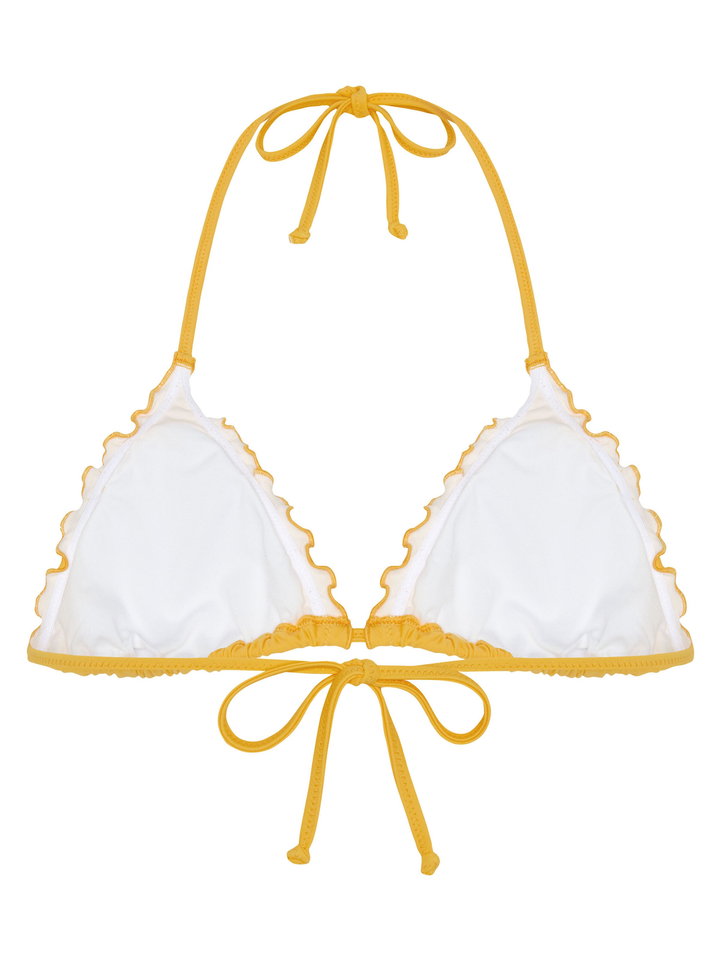 CHIEMSEE Triangle Bikini Top in Yellow