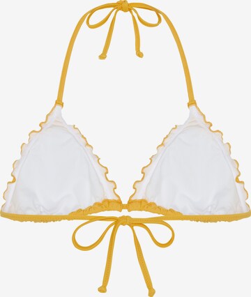 CHIEMSEE Triangle Bikini Top in Yellow