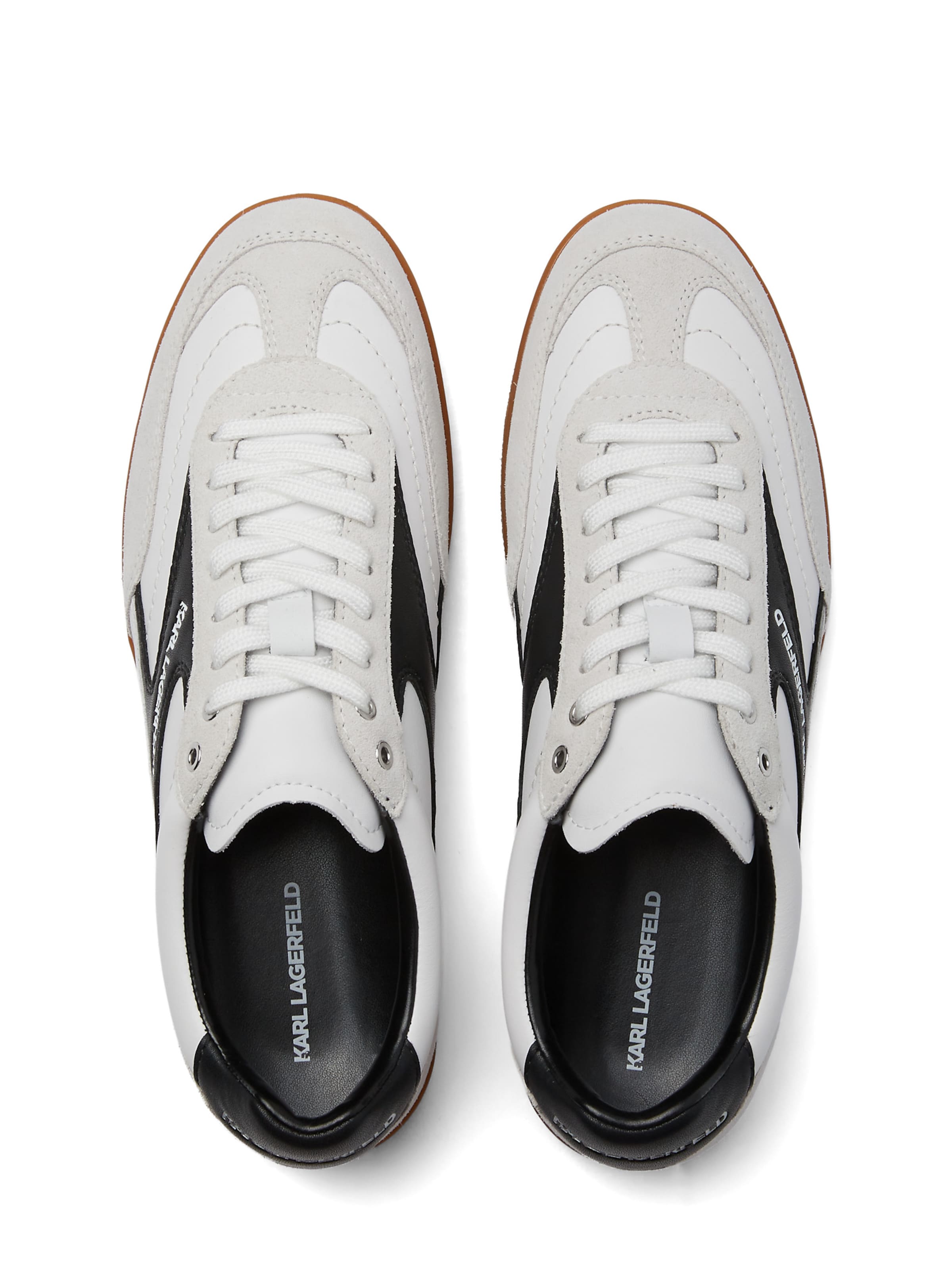 KARL LAGERFELD JEANS Matalavartiset tennarit värissä valkoinen