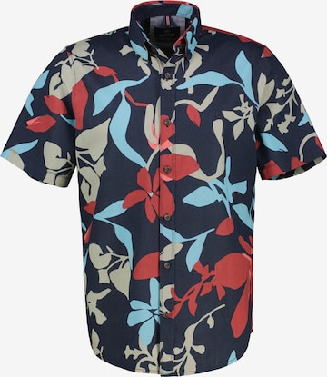 LERROS Comfort fit Button Up Shirt in Blue: front