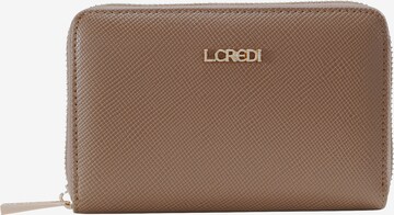 L.CREDI Geldbörse 'Ebba' in Beige: predná strana