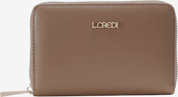 L.CREDI Wallet 'Ebba' in Beige: front