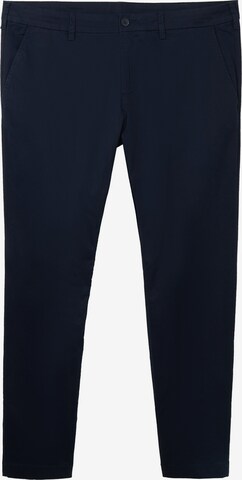 Regular Pantalon chino TOM TAILOR Men + en bleu : devant