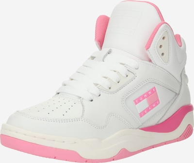 Tommy Jeans Baskets hautes en rose / rose clair / blanc, Vue avec produit