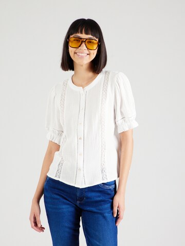 VERO MODA Blouse 'Natali' in Wit: voorkant