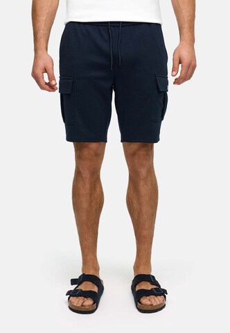 INDICODE JEANS Regular Cargo trousers ' Nezzo ' in Blue: front