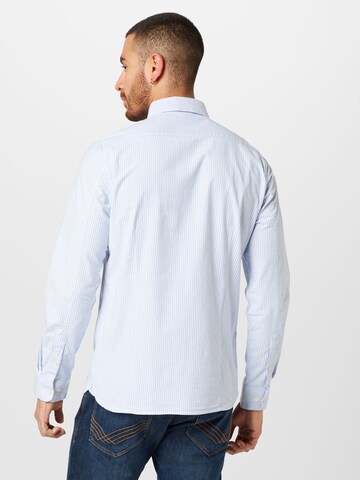 KnowledgeCotton Apparel - Regular Fit Camisa em azul