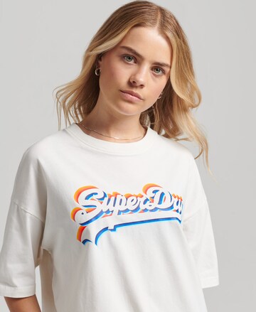 Superdry T-Shirt in Weiß: predná strana