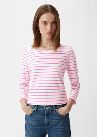 T-shirt comma casual identity en rose : devant