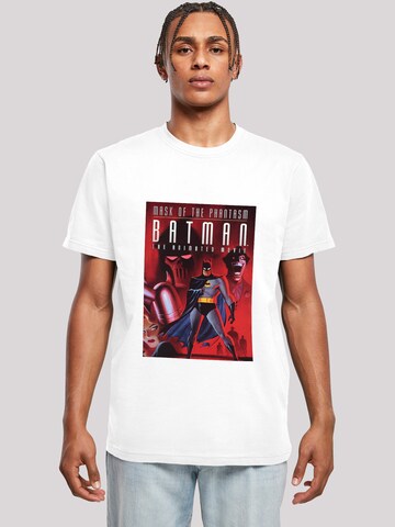 T-Shirt 'DC Comics Batman Mask Of The Phantasm' F4NT4STIC en blanc : devant