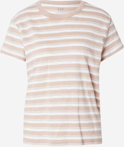 GAP T-Shir 'FOREVERSOFT' in XS in mokka / weiß, Produktansicht