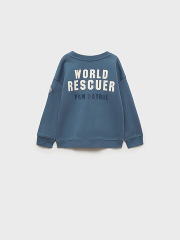MANGO KIDS Sweatshirt 'PAWCHASE' in Blauw
