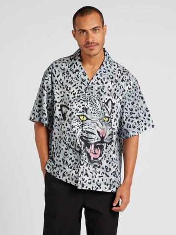 Fit confort Chemise 'Egeeno' HUGO en gris : devant