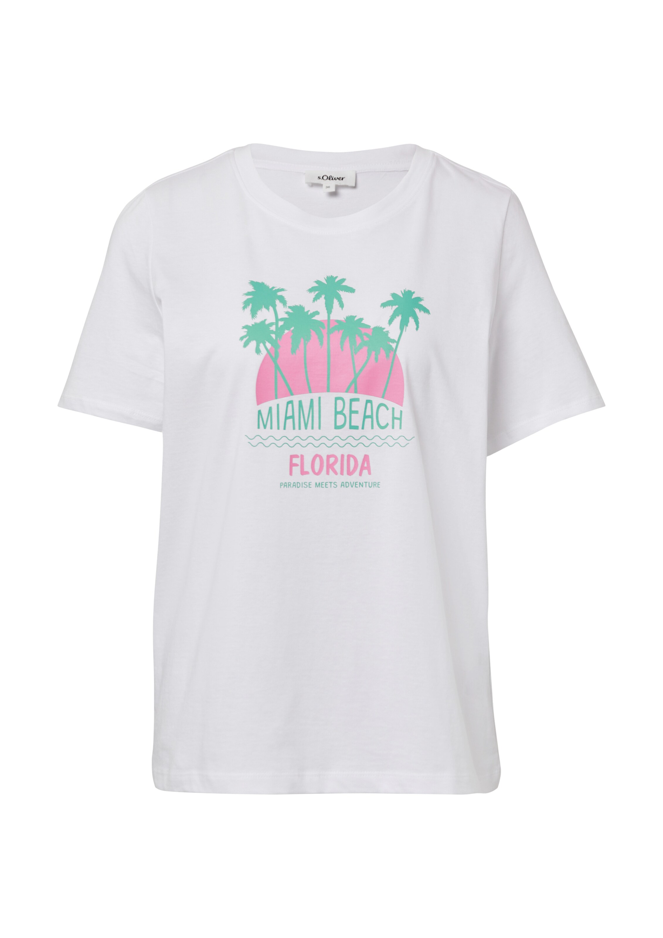 s.Oliver T-Shirt in Weiß: Vorderseite