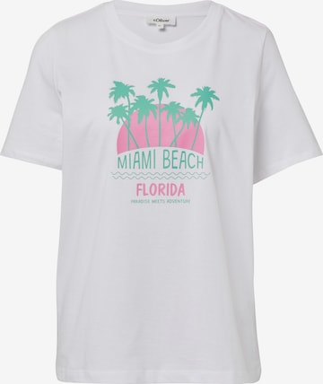 s.Oliver T-Shirt in Weiß: Vorderseite