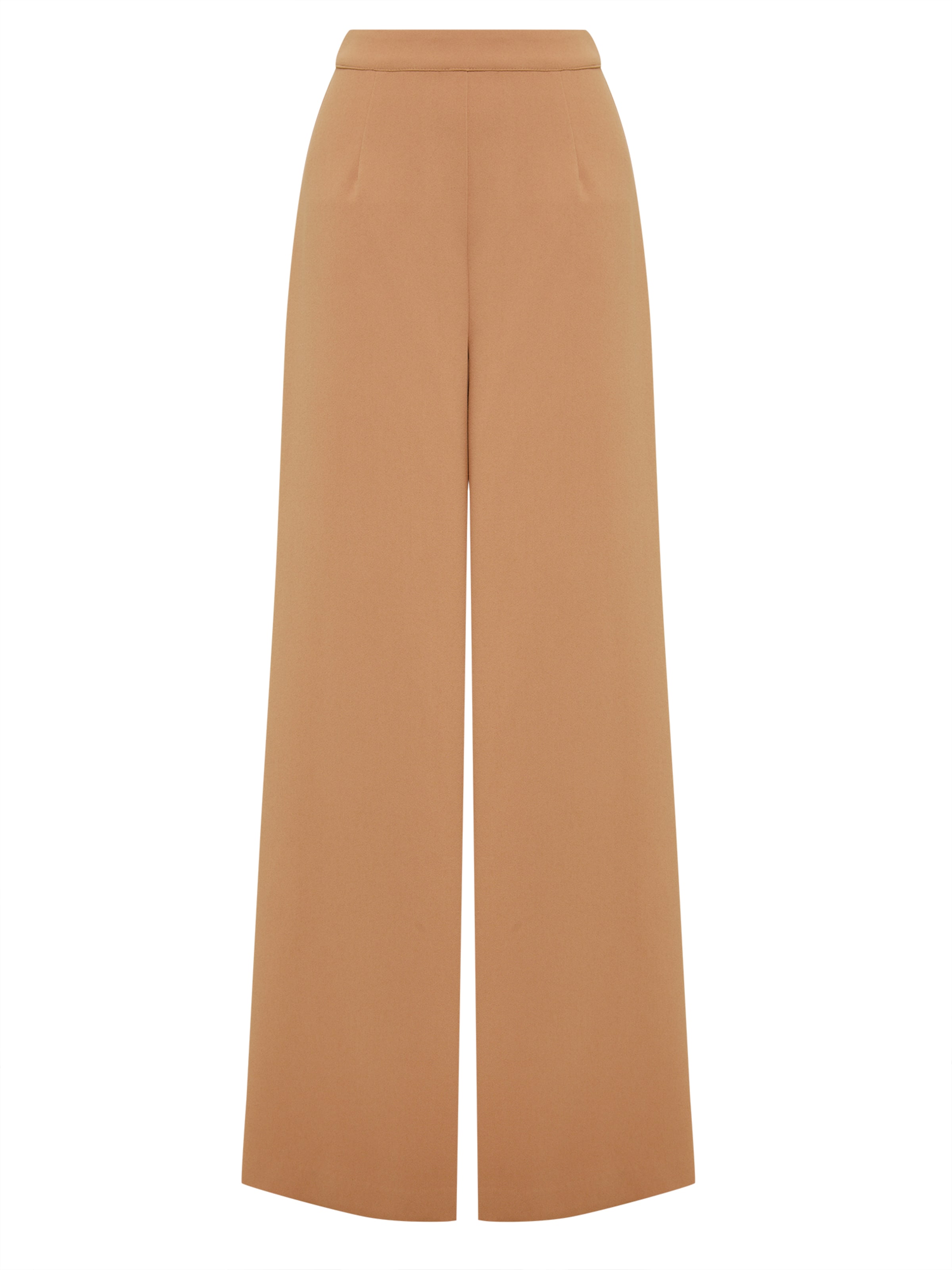 Tussah Široký strih Nohavice 'HOLLY' - Béžová: predná strana