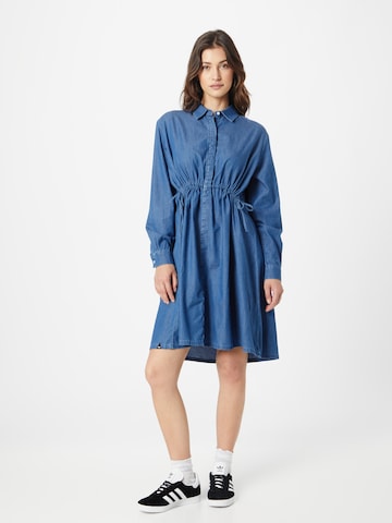 Robe-chemise 'SARAH' DENHAM en bleu : devant