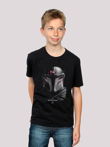 T-Shirt 'The Mandalorian Poster' F4NT4STIC en noir : devant