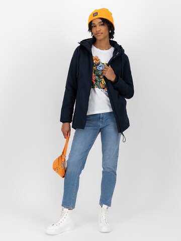 Alife and Kickin Winter jacket 'Lilou' in Blue