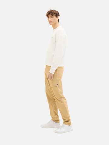 TOM TAILOR DENIM Regular Cargo trousers in Brown