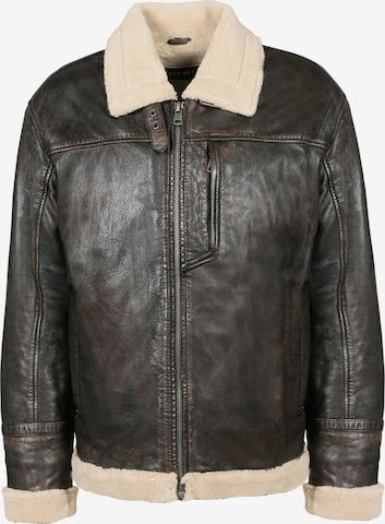 FREAKY NATION Jacke ' Frostpeak-FN ' in Braun: Vorderseite