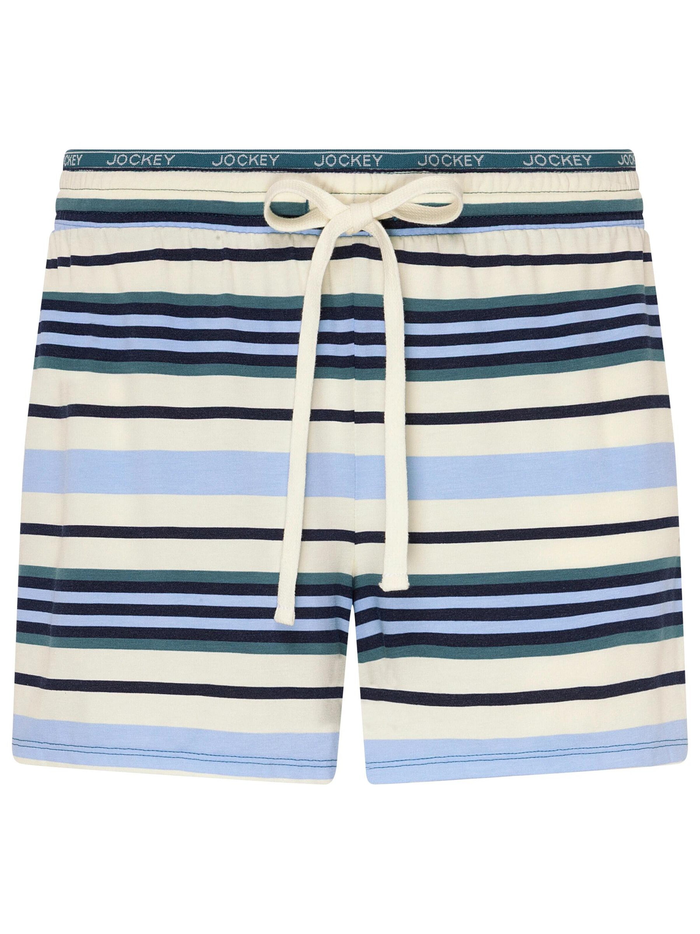 JOCKEY Loose fit Pants 'Soft Touch Luxe Short' in Blue