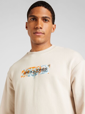 JACK & JONES - Sweatshirt 'SUMMER' em bege