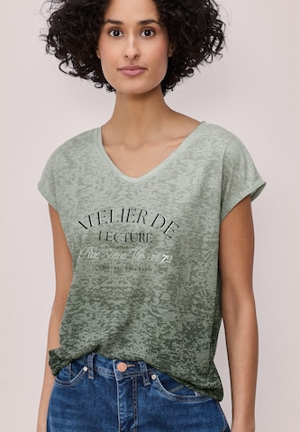 STREET ONE Shirt in Green: front