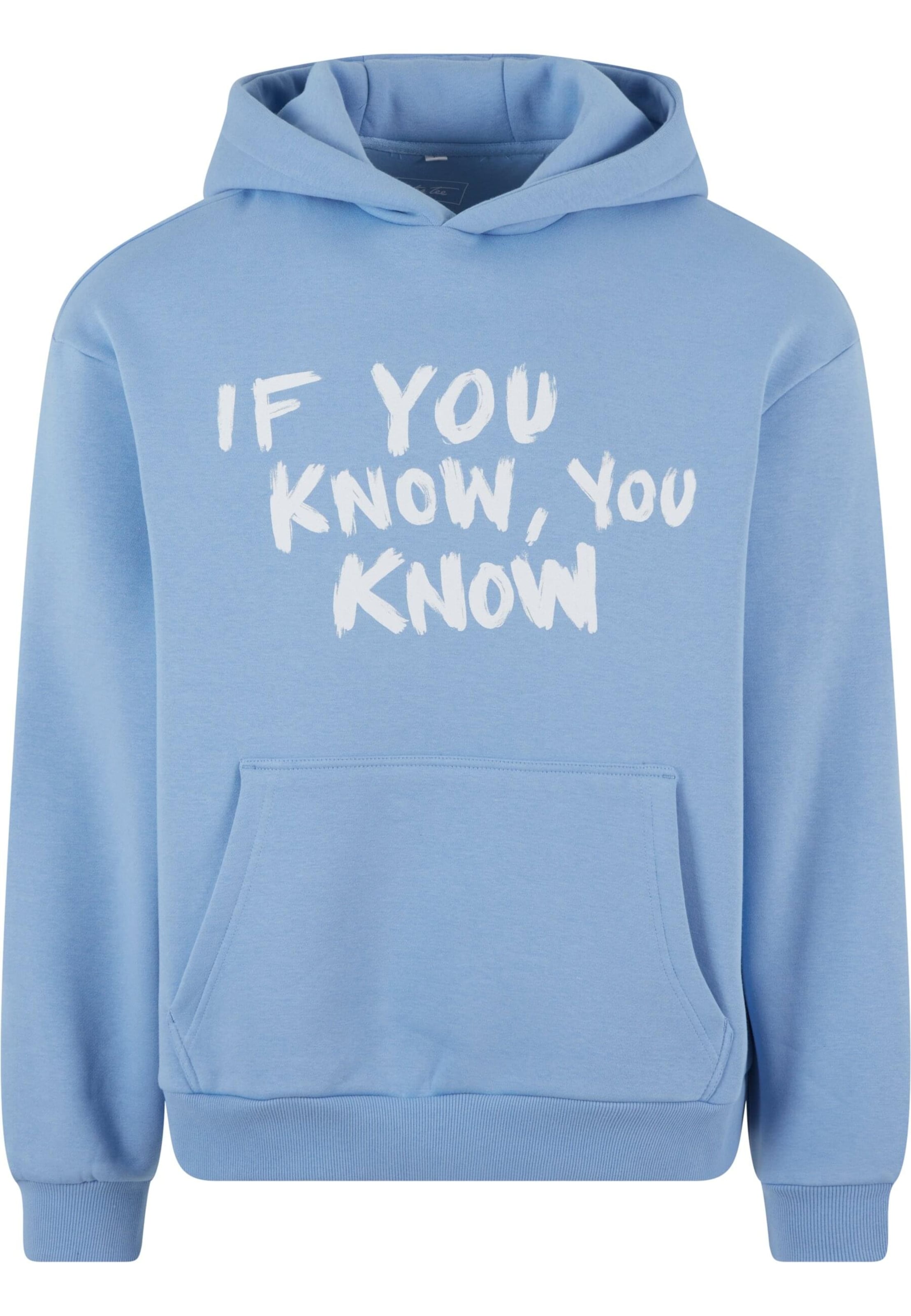 Mister Tee Sweatshirt 'If You Know' i blå: forside