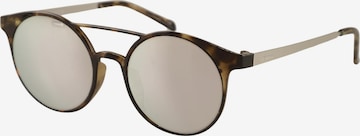 LE SPECS Sonnenbrille One Size in Braun: Vorderseite