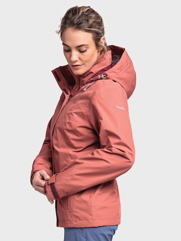 Schöffel Outdoorjas in Rood