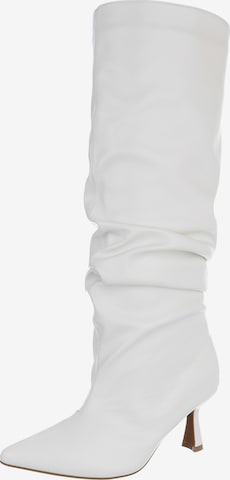 Ital-Design Boots in White: front