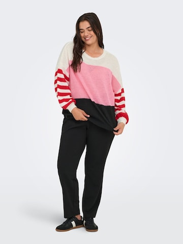 ONLY Carmakoma Sweater 'CARSusia' in White