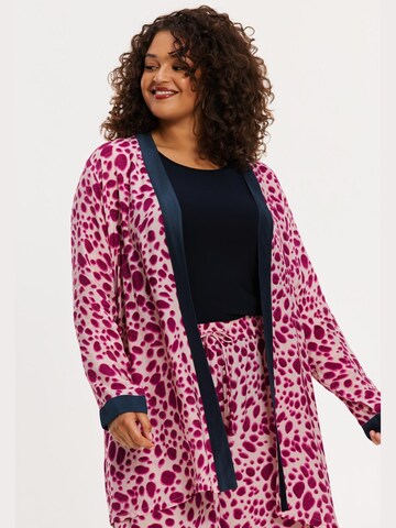 YOEK Gebreid vest in Roze: voorkant