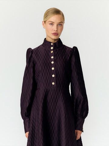 YAS - Vestido camisero 'YASRIPPLE' en lila