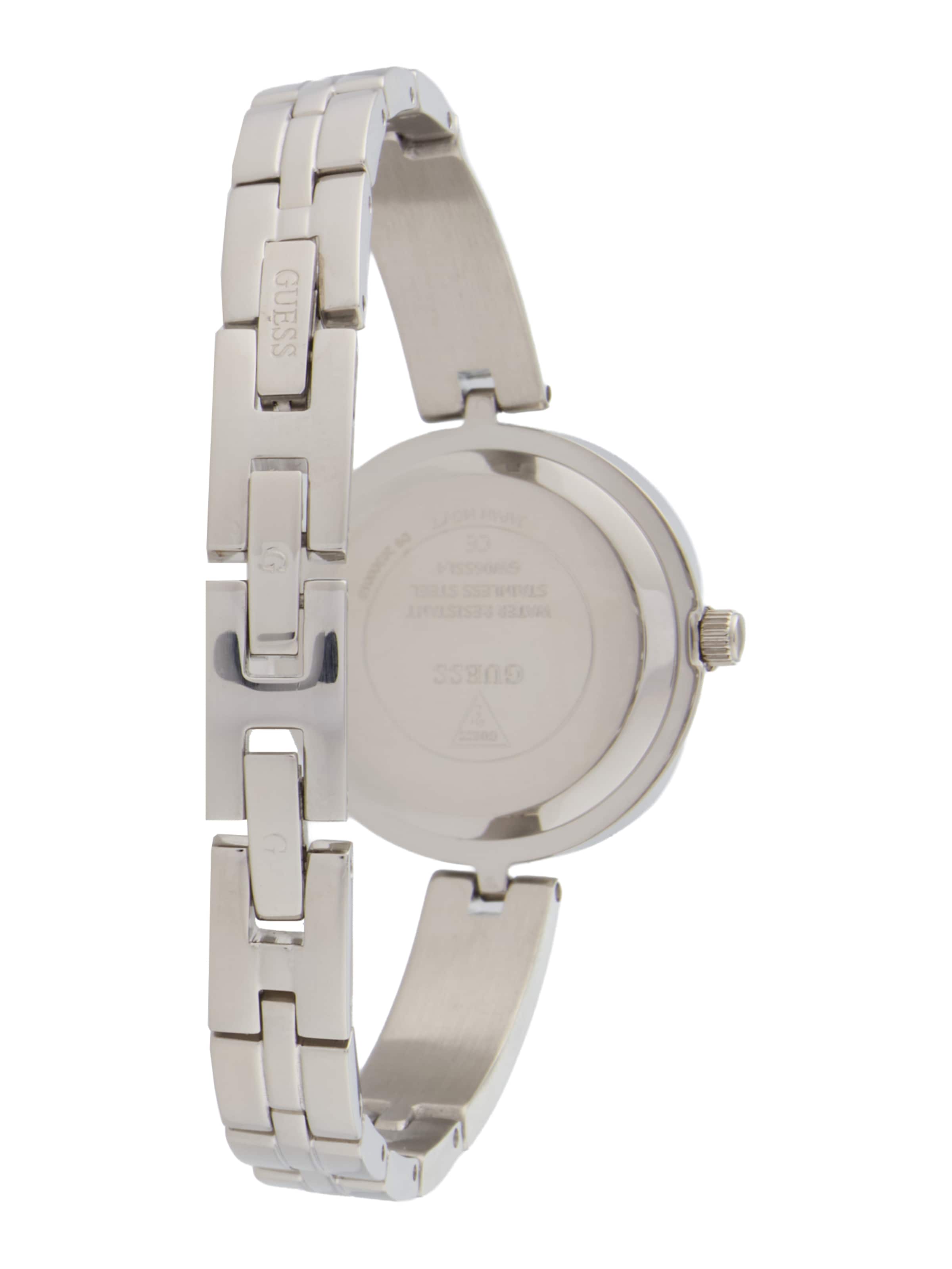 Ceas analogic 'LOVEY' de la GUESS pe argintiu