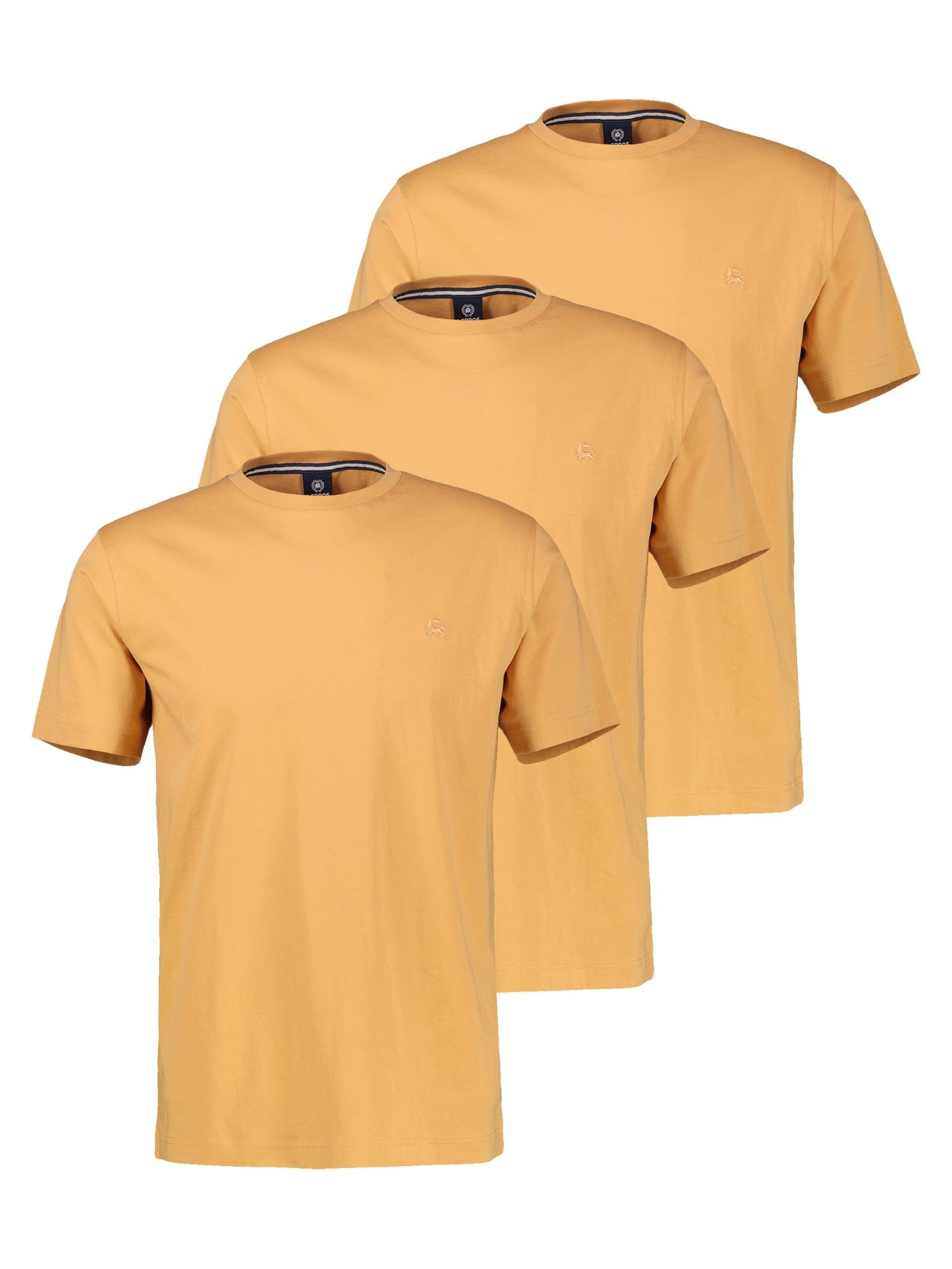 LERROS Shirt 'Basic' in Yellow: front