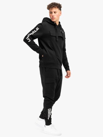 Felpa 'Rushen' di LONSDALE in nero