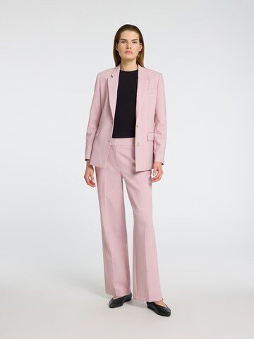 SELECTED FEMME Wide leg Pressveckad byxa 'SLFRita' i rosa
