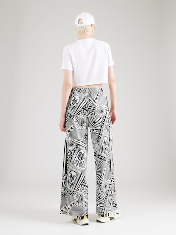 ADIDAS SPORTSWEAR Wide leg Sports trousers 'FARM TIRO' in Black
