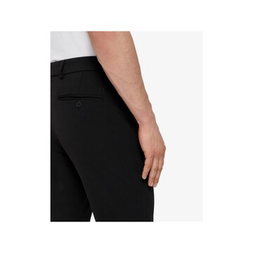 Les Deux Slimfit Hose 'Como' in Schwarz