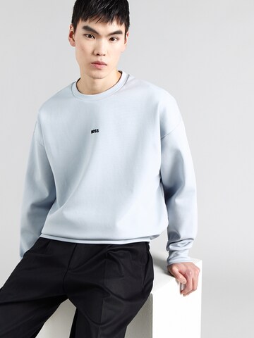 BOSS Sweatshirt 'Stenson' i blå: framsida