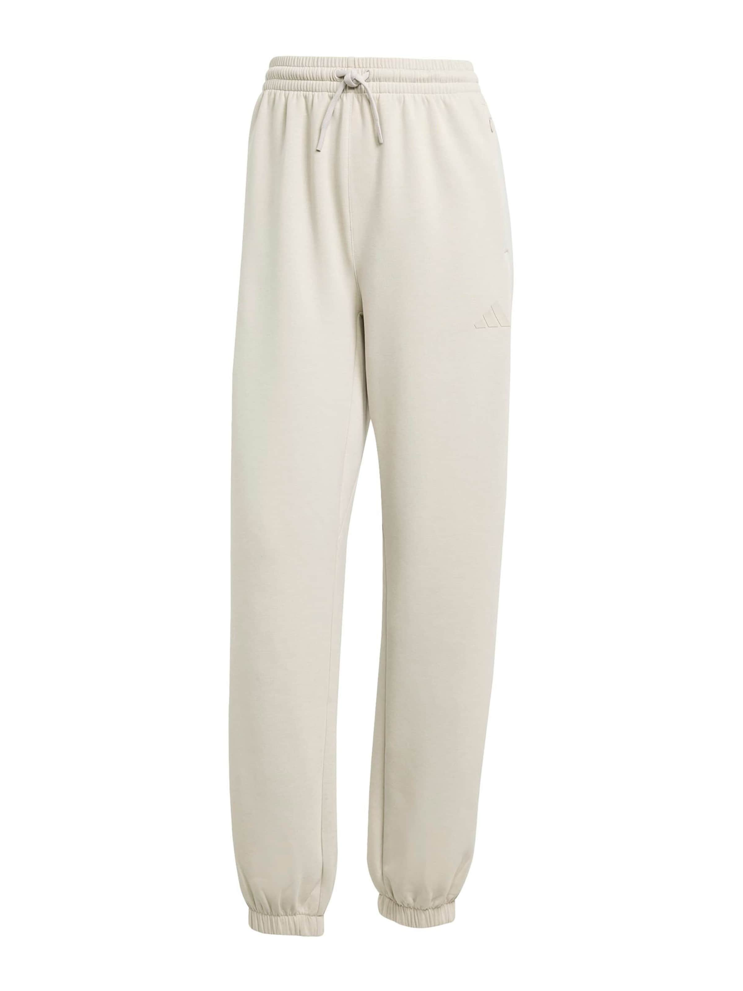 ADIDAS PERFORMANCE Tapered Παντελόνι φόρμας 'Designed For Training' σε μπεζ: μπροστά